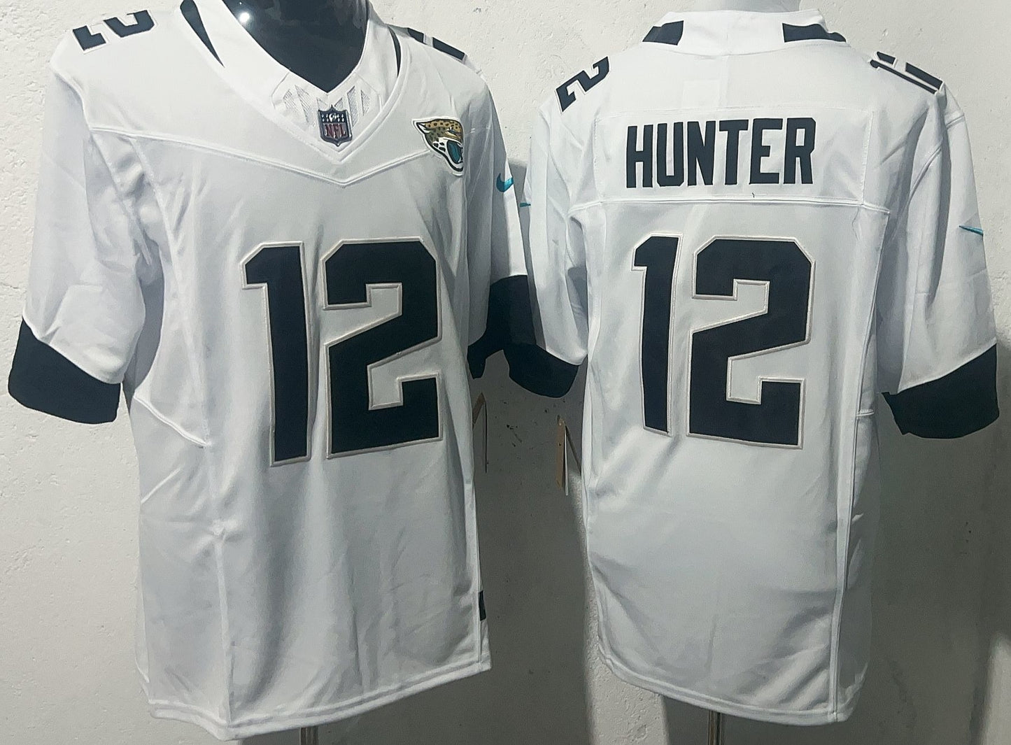 Men's Jacksonville Jaguars Travis Hunter #12 White Game Jersey