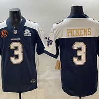 George Pickens #3 Dallas Cowboys Navy Game Team Jersey - JerseysFreak