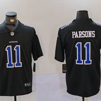 Men's Dallas Cowboys Micah Parsons Black Game Player Jersey1