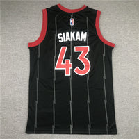 Men's Toronto Raptors Pascal Siakam Black 2020/21 Swingman Jersey1