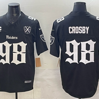 Men's Las Vegas Raiders Maxx Crosby #98 Black Retired Player Jersey
