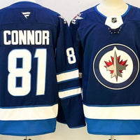 Men's Winnipeg Jets Kyle Connor #81 Fanatics Navy Player Game Jersey