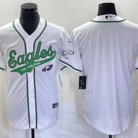 Men's Philadelphia Eagles White Blank Jersey1
