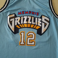 Men's Memphis Grizzlies Ja Morant #12 Blue City Edition Classic Jersey1