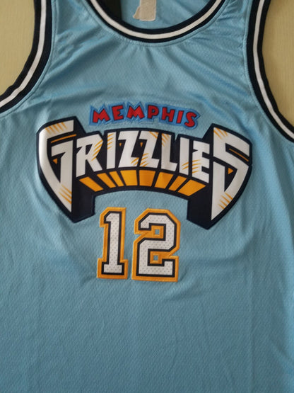 Men's Memphis Grizzlies Ja Morant #12 Blue City Edition Classic Jersey1
