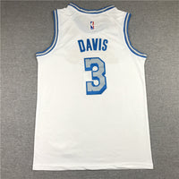Men's Los Angeles Lakers Anthony Davis #3 White Swingman Jersey1 - City Edition