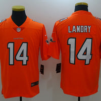 Men's Miami Dolphins Jarvis Landry #14 Orange Game Jersey1