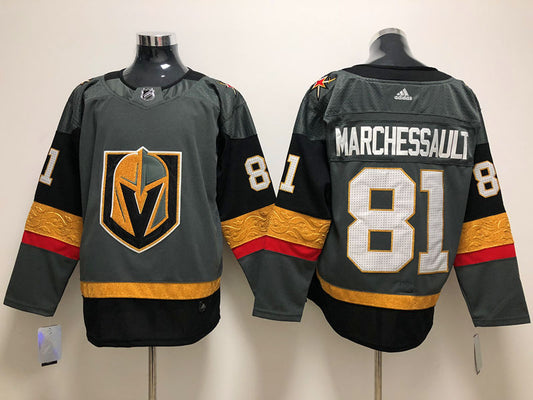 Men's Vegas Golden Knights Jonathan Marchessault #81 Gray Breakaway Player Jersey1