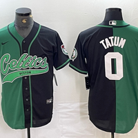 Men's Boston Celtics Jayson Tatum #0 Green/Black Replica Player Jersey