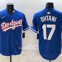 Men's Los Angeles Dodgers Shohei Ohtani #17 Royal Team Game Jersey