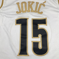 Men's Denver Nuggets Nikola Jokic #15 White Swingman Player Jersey1
