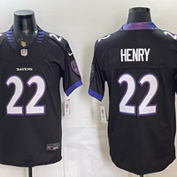 Derrick Henry #22 Baltimore Ravens Black Vapor F.U.S.E. Limited Jersey - JerseysFreak