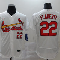 Men's St. Louis Cardinals Jack Flaherty #22 White Replica Baseball Jersey1