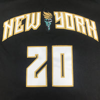 Men's New York Liberty Sabrina Ionescu #20 Black Basketball Jersey