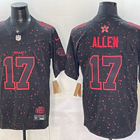 Men's Buffalo Bills Josh Allen #17 Black Game Jersey