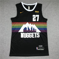 Men's Denver Nuggets Jamal Murray #27 NBA Black Player Jersey1