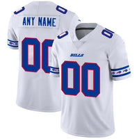 Custom1 Buffalo Bills White Team Logo Vapor Limited Jersey1 Stitched Jersey1 Football Jerseys