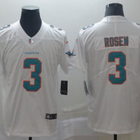 Men's Miami Dolphins Josh Rosen #3 White Game Jersey1