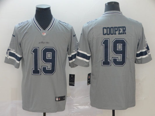 Men's Dallas Cowboys Amari Cooper #19 Gray Inverted Legend Jersey1
