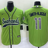 Men's Seattle Seahawks Jaxon Smith-Njigba #11 Green Game Jersey Joint Edition