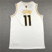 Men's Atlanta Hawks Trae Young #11 White Swingman Jersey1
