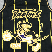 Men's Toronto Raptors Tracy McGrady Black 1998-99 Hardwood Classics Swingman Jersey1