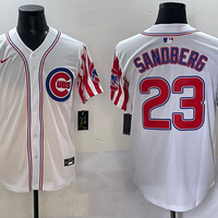 Men's Chicago Cubs Ryne Sandberg #23 White Alternate Limited Player Jersey