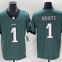 Jalen Hurts #1 Philadelphia Eagles Midnight Green Player Jersey - JerseysFreak