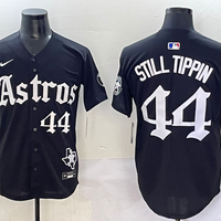 Men's Houston Astros Still Tippin #44 Black Team Player Jersey