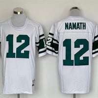 Men's New York Jets Joe Namath Mitchell & Ness White Legacy Replica Jersey1