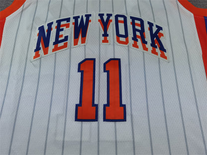 Men's New York Knicks Jalen Brunson #11 White 2024/25 Swingman Player Jersey1 - City Edition