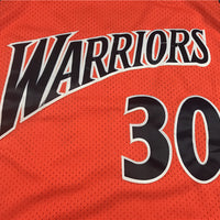 Men's Golden State Warriors Stephen Curry Fanatics Branded Orange Classic Jersey1
