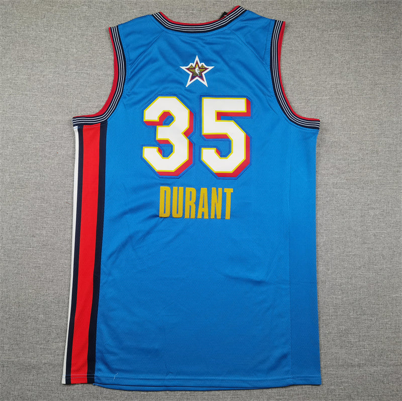 Men's Phoenix Suns Kevin Durant #35 Light Blue 2025 NBA All-Star Game Swingman Player Jersey1