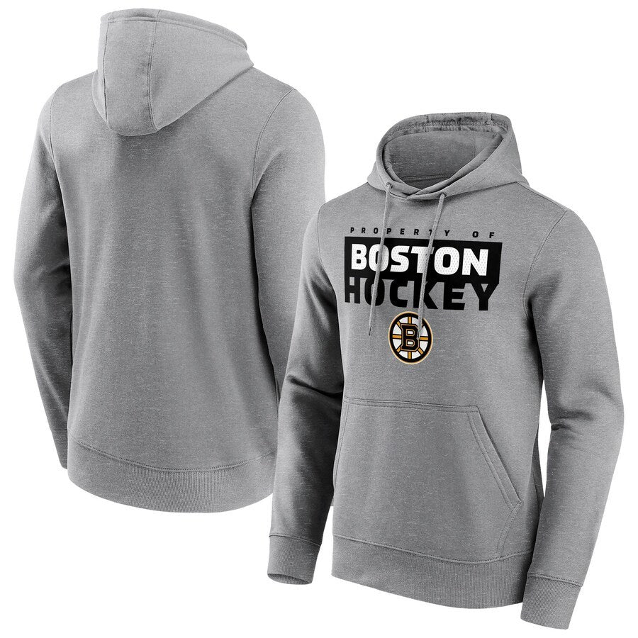 Men's Boston Bruins Gain Ground Hoodie - Sports Grey