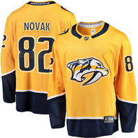 Tommy Novak #82 Nashville Predators Gold Home Breakaway Jersey - JerseysFreak