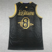 Men's Los Angeles Lakers #8-24 NBA Black Mamba Swingman Jersey1