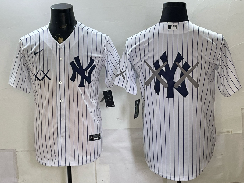 Men's New York Yankees Nike x KAWS White Stadium Jersey