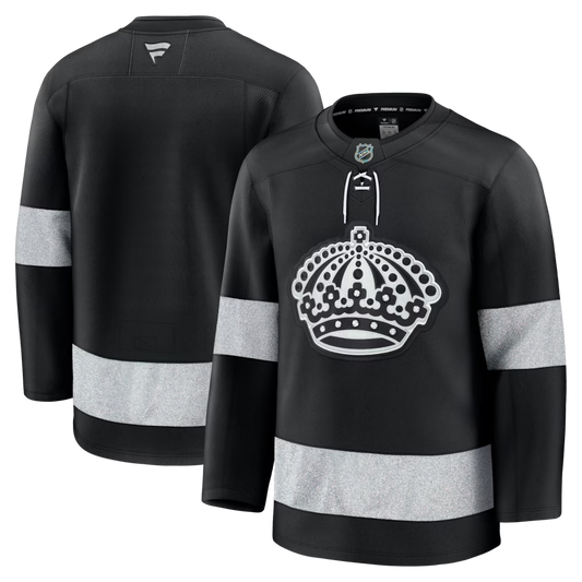 Men's Los Angeles Kings Fanatics Black Alternate Premium Blank Jersey