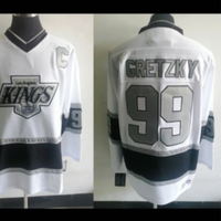 Men's Los Angeles Kings Wayne Gretzky #99 Fanatics White Player Game Jersey