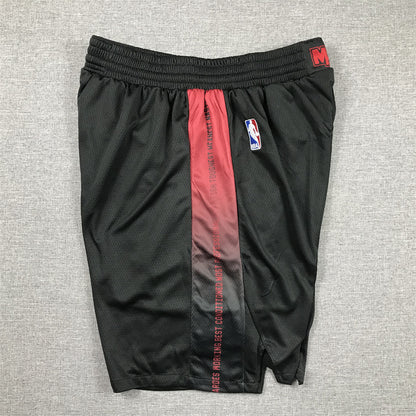 Men's Miami Heat Black 2023/24 Swingman City Edition Shorts1