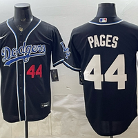 Men's Los Angeles Dodgers Andy Pages #44 Black Limited Player Jersey