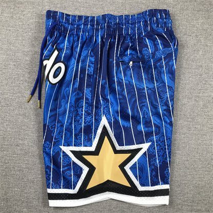 Men's Orlando Magic Tiger Year Limited Edition Blue Basketball Shorts1