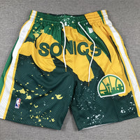 Men's Seattle SuperSonics Green Swingman Pocket Shorts
