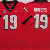 Men's Georgia Bulldogs Brock Bowers #19 Red Player Game Jersey