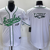 Men's Philadelphia Eagles White Game Jersey1