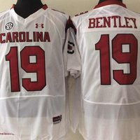 Men's South Carolina Gamecock Jake Bentley #19 White Player Game Jersey