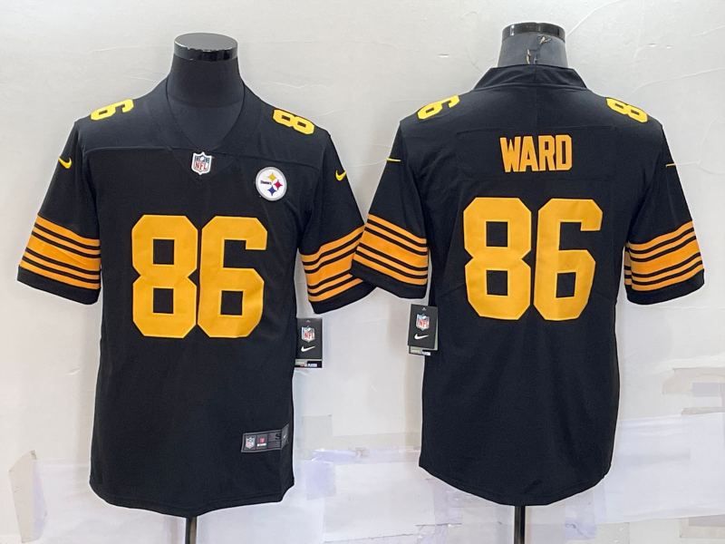 Hines Ward Pittsburgh Steelers Black Alternate Jersey