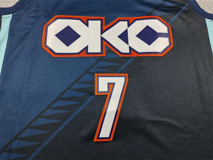 Men's Oklahoma City Thunder Chet Holmgren #7 Navy 2025/26 Swingman Jersey - City Edition