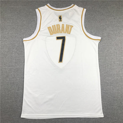 Men's Brooklyn Nets Kevin Durant #7 White Swingman Player Jersey1