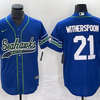 Men's Seattle Seahawks Devon Witherspoon #21 Royal Alternate Legend Player Jersey Joint Edition